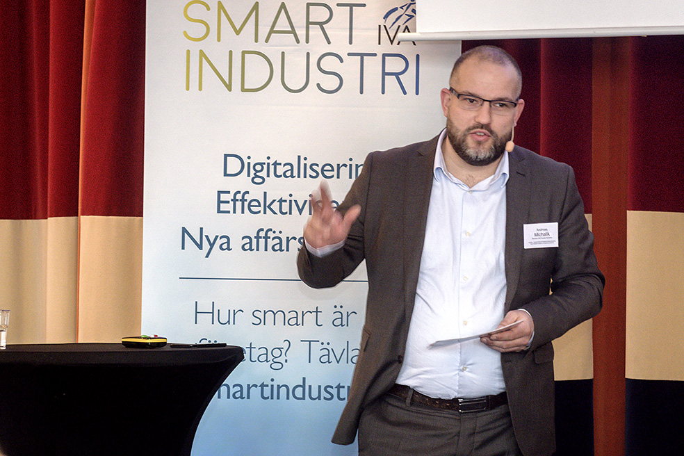 Smart industri-möte i Karlstad Andreas Michalik, Siemens